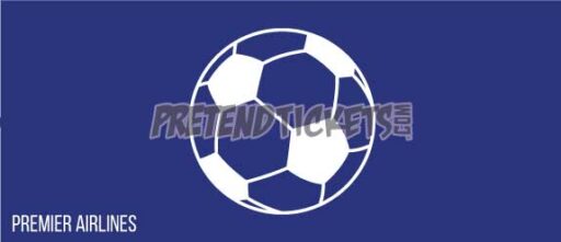 Soccer Airline Ticket Wallet