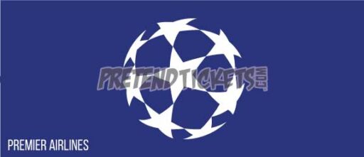 Soccer Champions League Airline Ticket Wallet