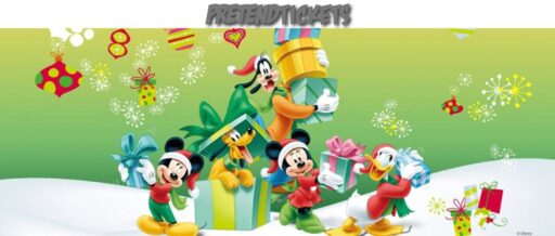 Mickey Minnie Donald Goofy Pluto Christmas