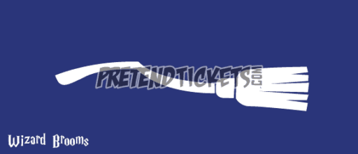 Harry Potter Wizard Brooms Ticket Wallet