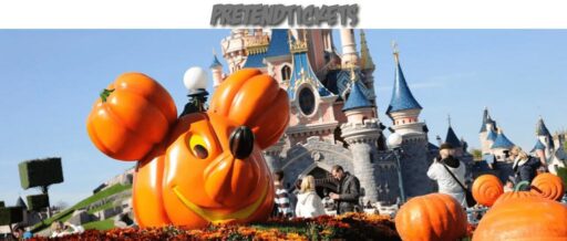 Disneyland Paris Halloween Mickey Mouse Pumpkin v1