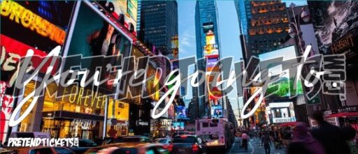 USA - New York - Time Square Ticket Wallet