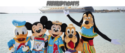 Castaway Cay Mickey, Minnie, Donald, Goofy & Pluto v1