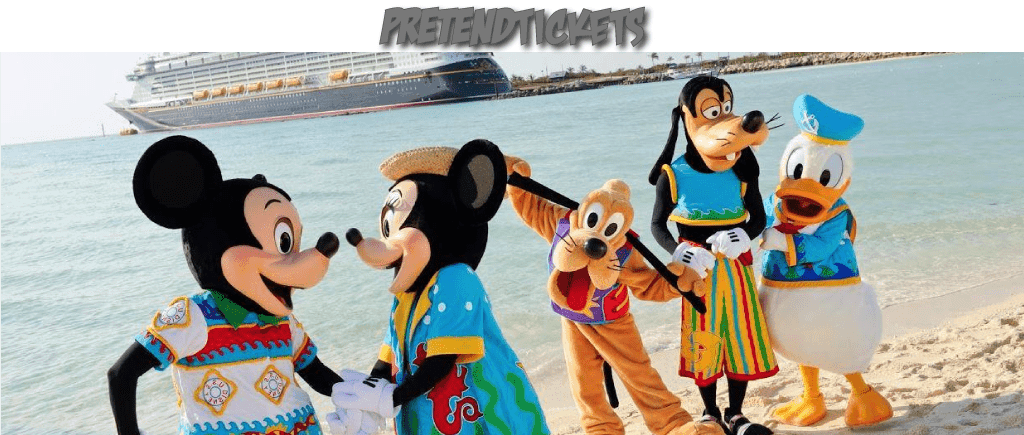 Castaway Cay Mickey, Minnie, Donald, Goofy & Pluto v2