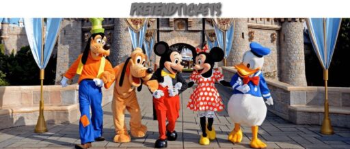 Mickey, Minnie, Donald, Goofy And Pluto California
