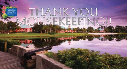 Carribean Beach MouseKeeping Envelope