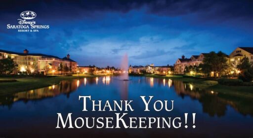 Saratoga Springs MouseKeeping Envelope