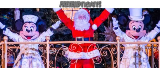 Mickey, Minnie And Santa v1