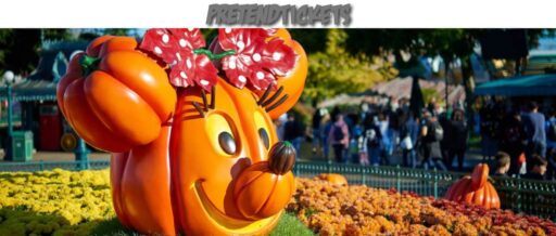 Disneyland Paris Halloween Minnie Mouse Pumpkin v2