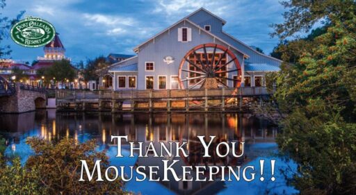 Port Orleans Riverside MouseKeeping Envelope