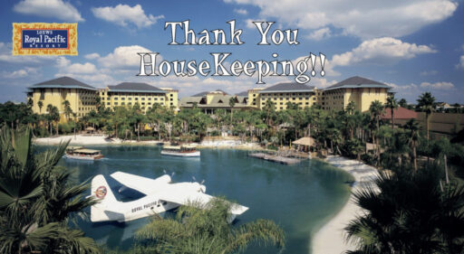 Lowes Royal Pacific HouseKeeping Envelope