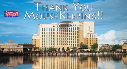 Coronado Springs Resort MouseKeeping Envelope