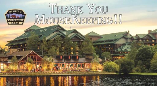 Wilderness Lodge MouseKeeping Envelope