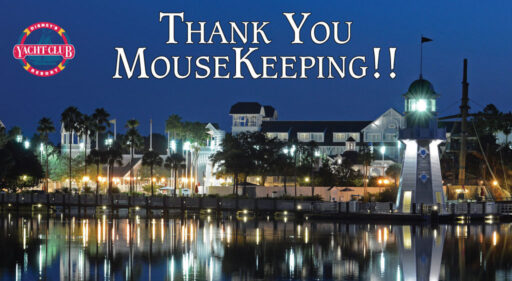 Yacht Club Resort MouseKeeping Envelope