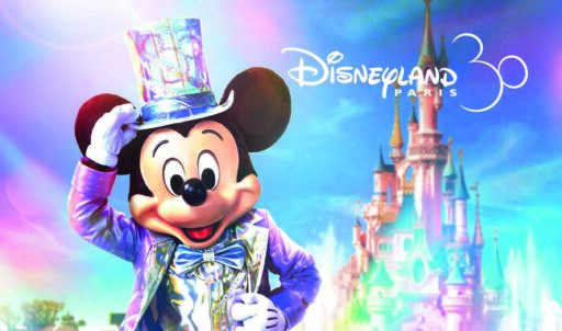 Disneyland Paris 30th Mickey Mouse Castle Park Pass