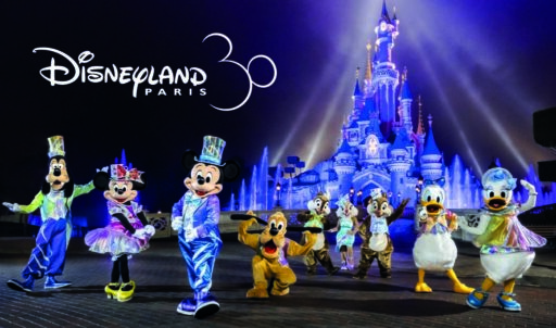 Disneyland Paris 30th Characters Castle Park Pass