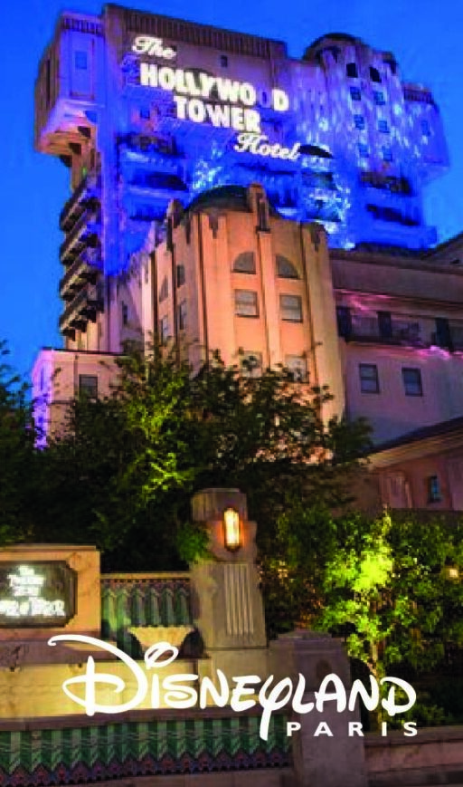 Disneyland Paris Hollywood Tower Hotel Park Pass - Vertical