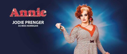 Annie with Jodie Prenger as Miss Hannigan