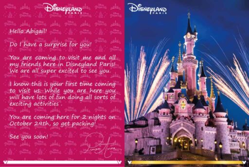 Disney Princess Letter