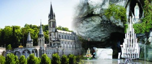 France - Lourdes Basilica of the Immaculate Conception & Grotto