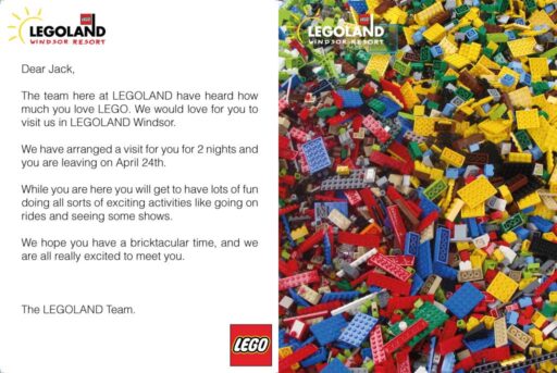 LEGOLAND Letter
