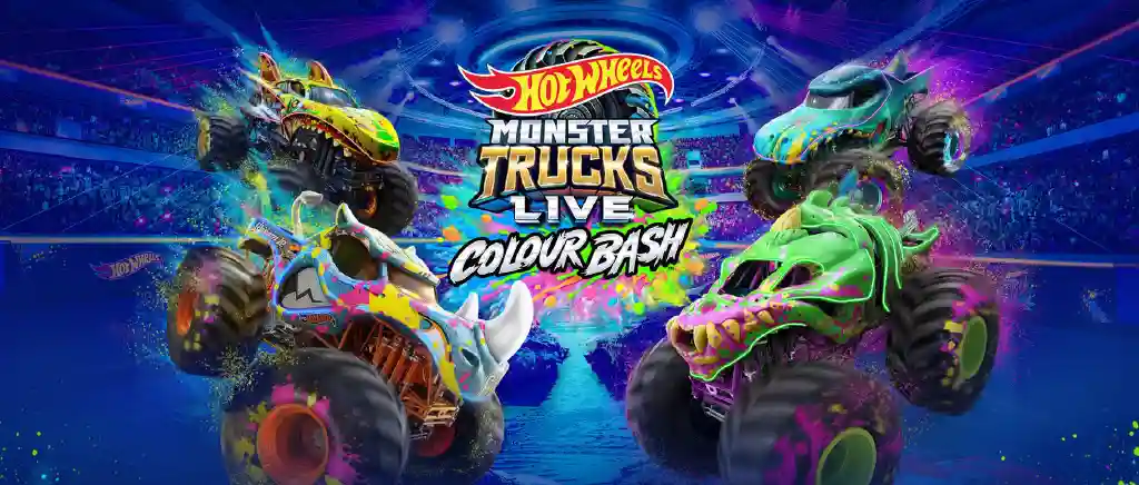Hot Wheels Monster Trucks Live Colour Bash